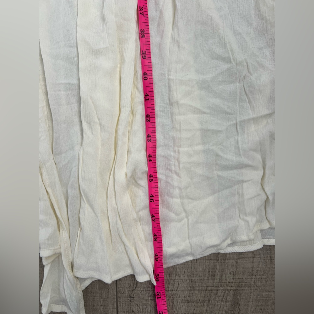 NWT Baltic Born Jennifer Deep V Neck Maxi Dress With Ruffle Sleeves Size Medium - Picture 11 of 14